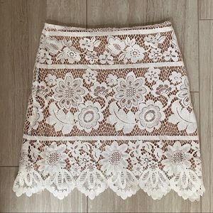 For Love & Lemons lace skirt S